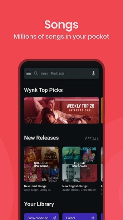wynk music app下载,wynkmusic,音乐app,播放器app